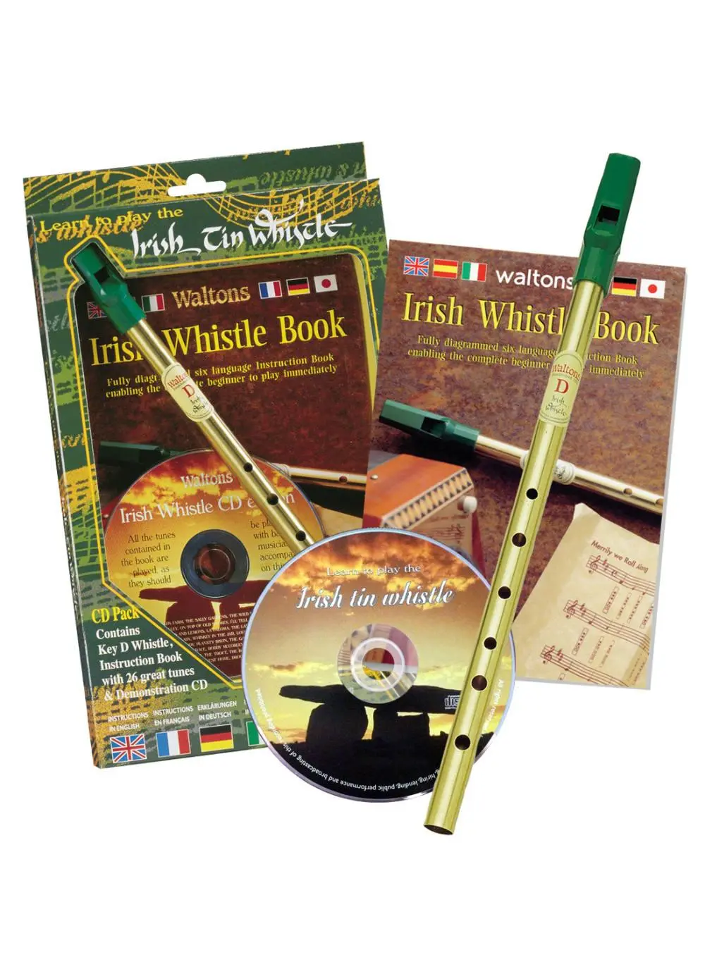 Waltons Irish Tin Whistle Set 